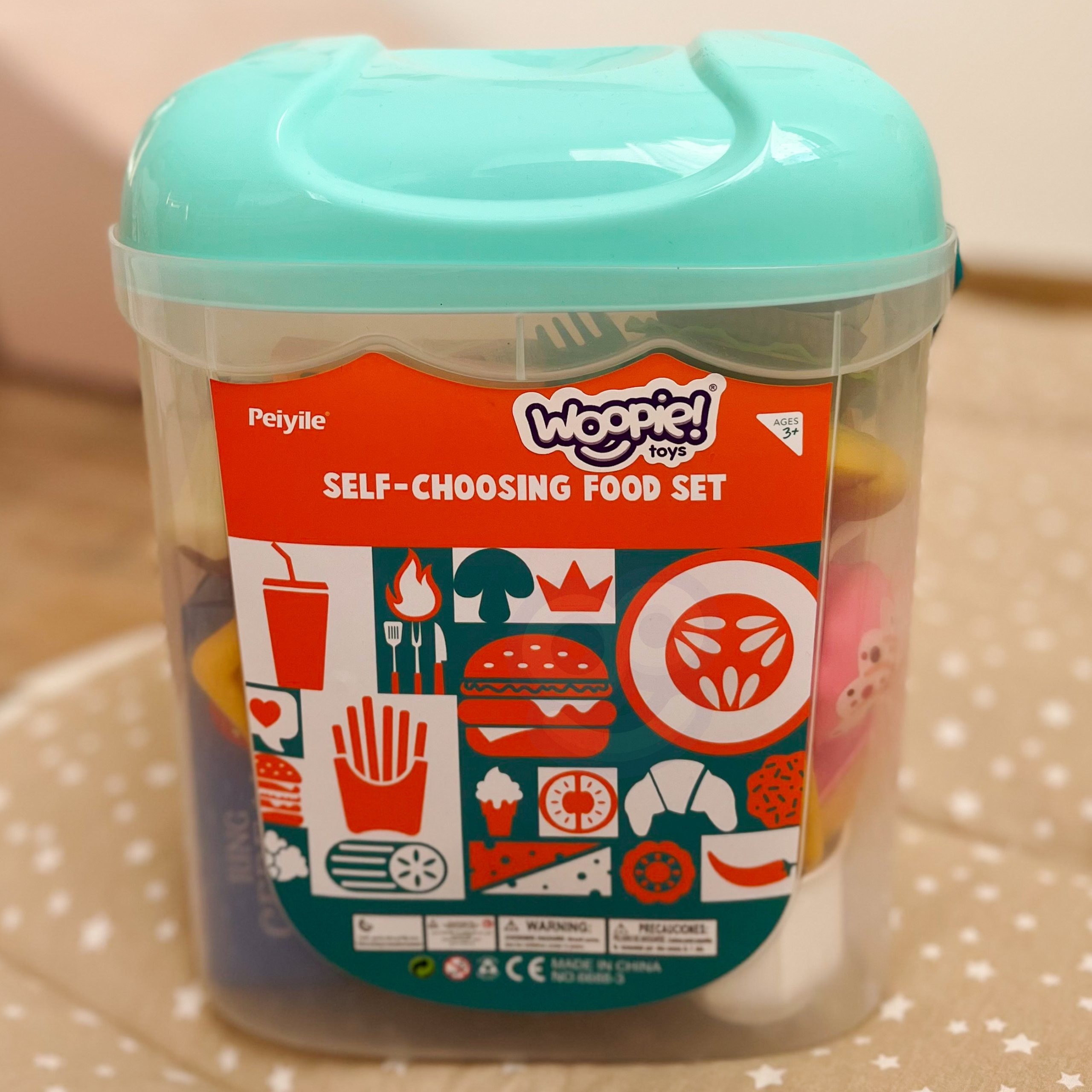 WOOPIE Little Confectioner's Set Sweets and Desserts in a Bucket 40 pcs. - Slika 5
