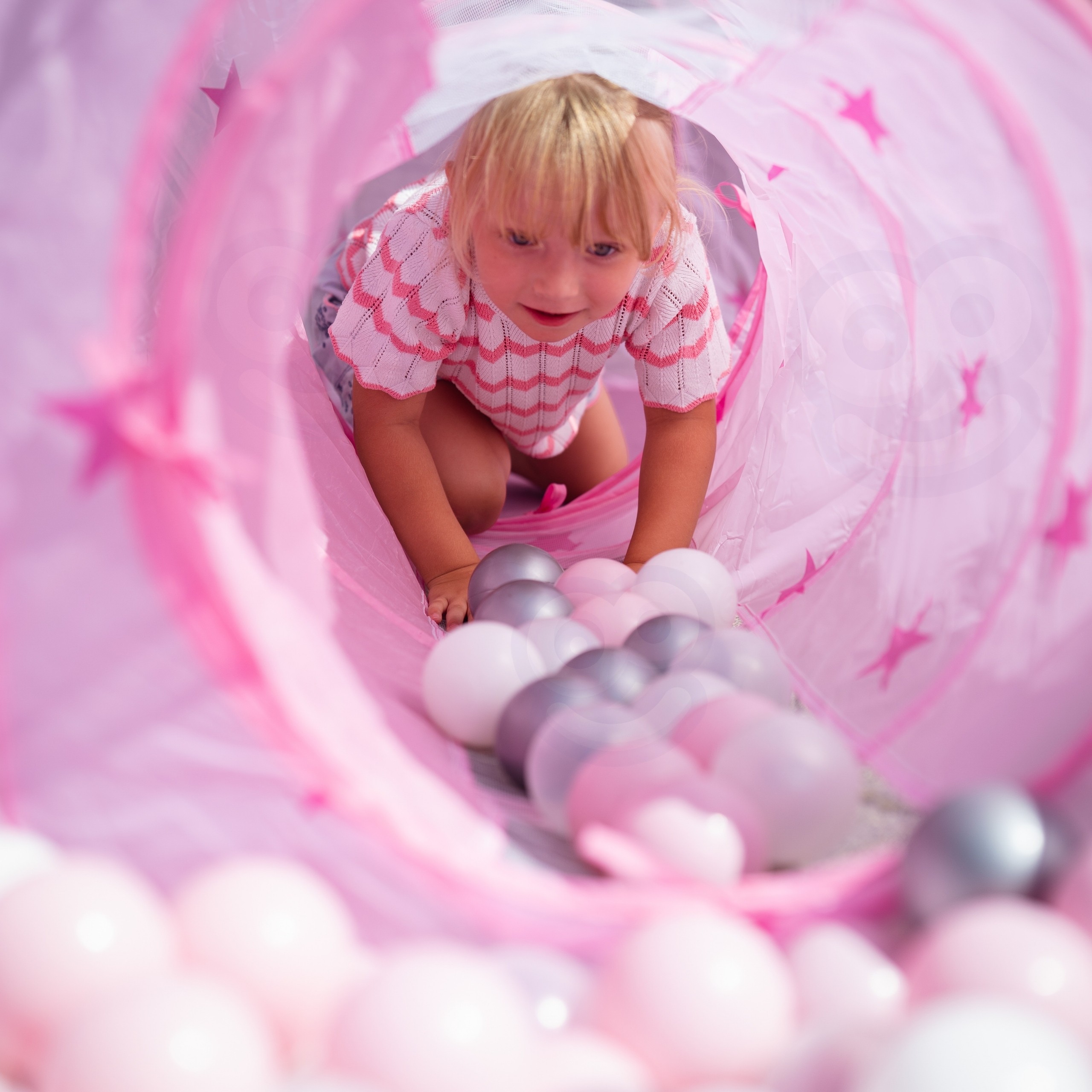 WOOPIE 3-in-1 Tent Princess Palace XXL House Tunnel Dry Pool - Slika 2