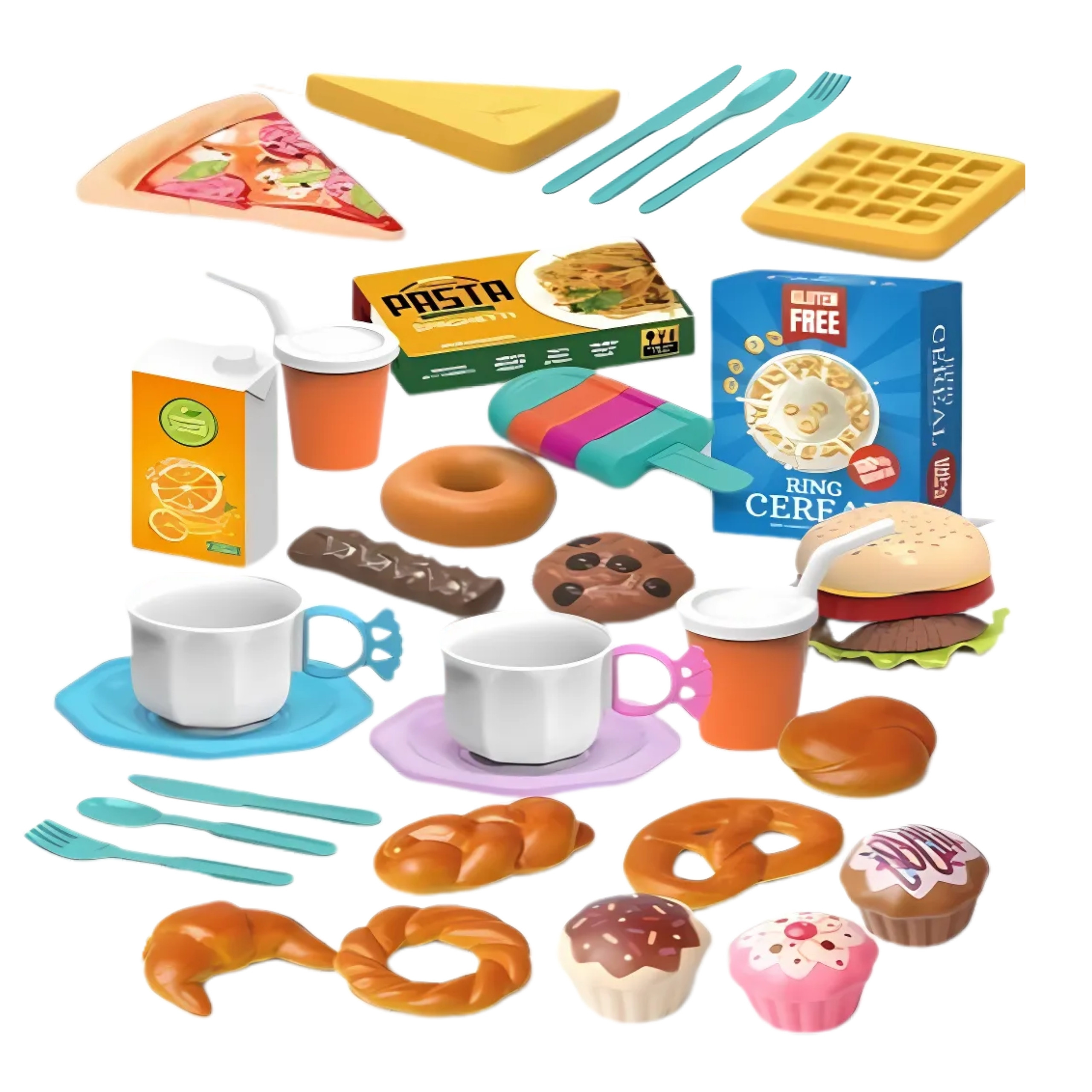 WOOPIE Little Confectioner's Set Sweets and Desserts in a Bucket 40 pcs. - Slika 6