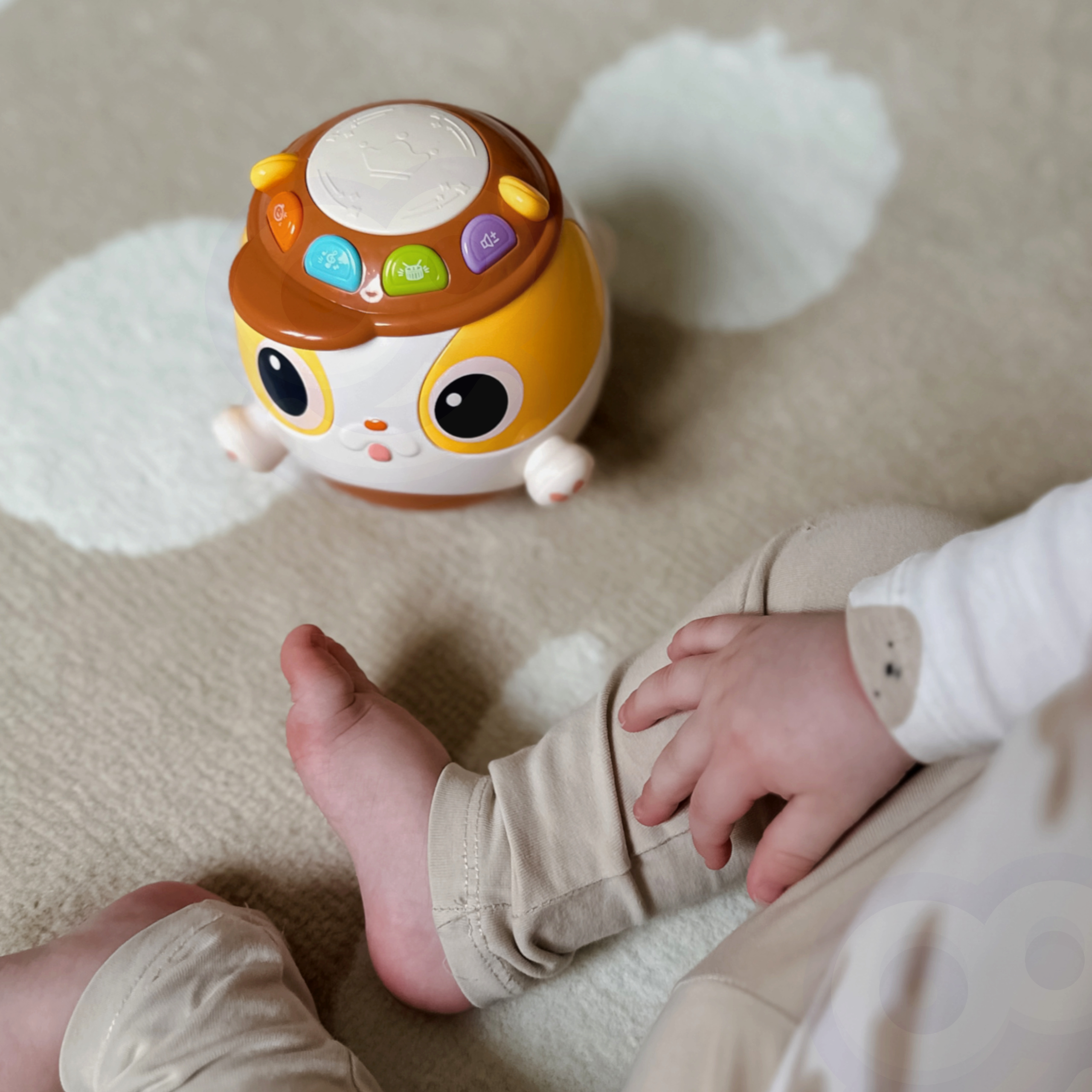 WOOPIE BABY Interactive Playing Ball Dog Musical Educational Toy - Slika 3