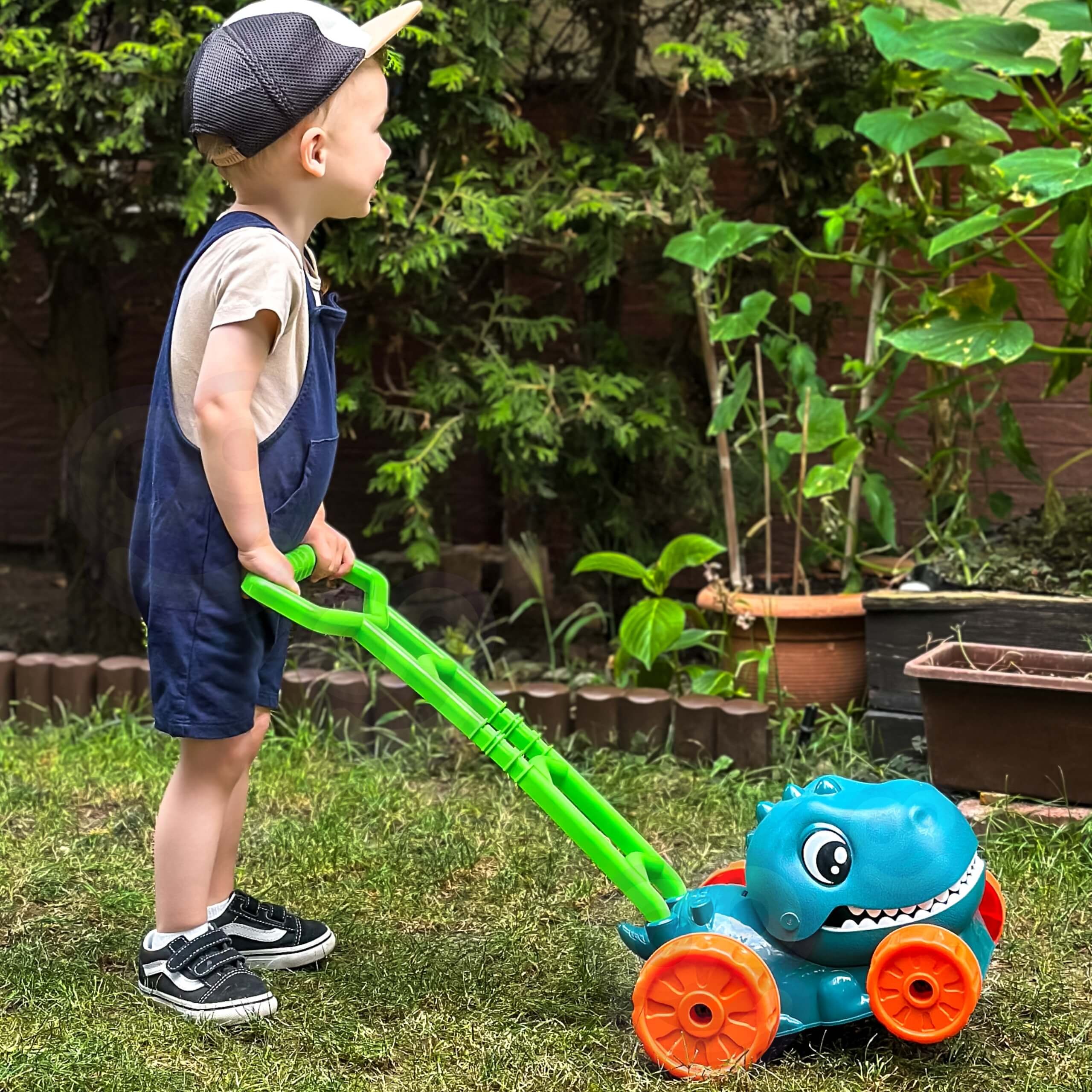 WOOPIE Dino Bubble Garden Mower Dinosaur + Liquid - Slika 2