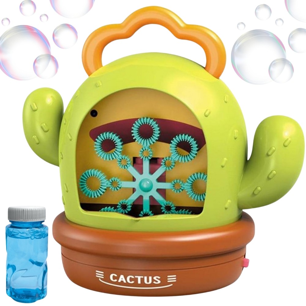 WOOPIE Interactive Cactus Bubble Machine