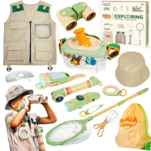 WOOPIE Discovery Little Explorer’s set Binoculars Compass Insect Net Butterflies Flashlight