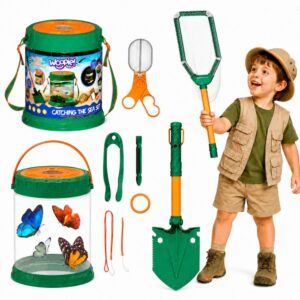 WOOPIE Discovery Little Nature Explorer set Insect Net Butterfly ribice Container