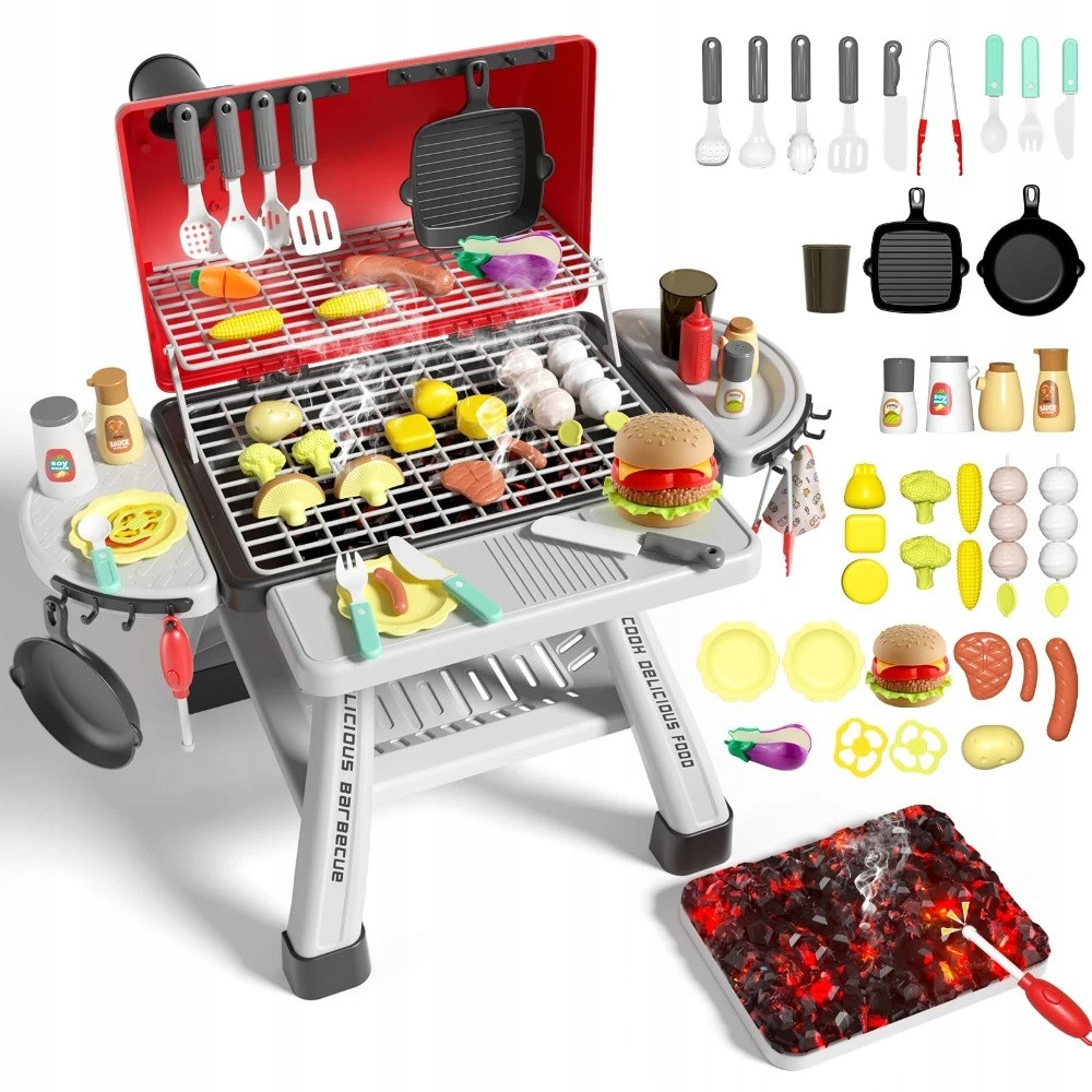WOOPIE Grill Barbecue Garden Kitchen Interactive Pair LED Set XL 41 pcs.
