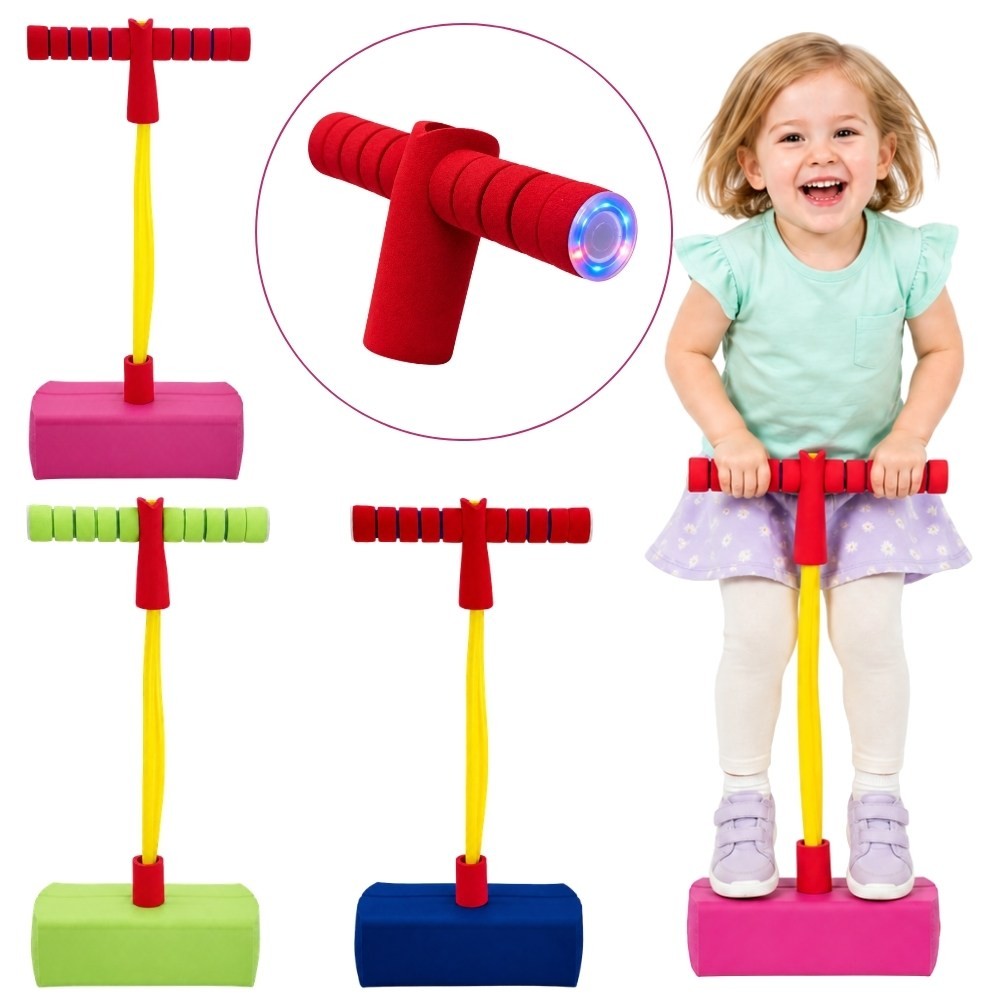 WOOPIE Foam Green Pogo Jumper for Kids for Jumping Balance Training