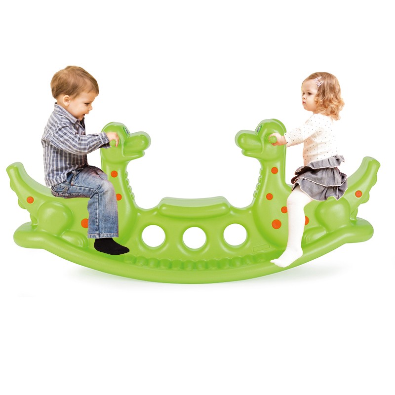 WOOPIE Dino Multi-Person Balance Swing Light Green