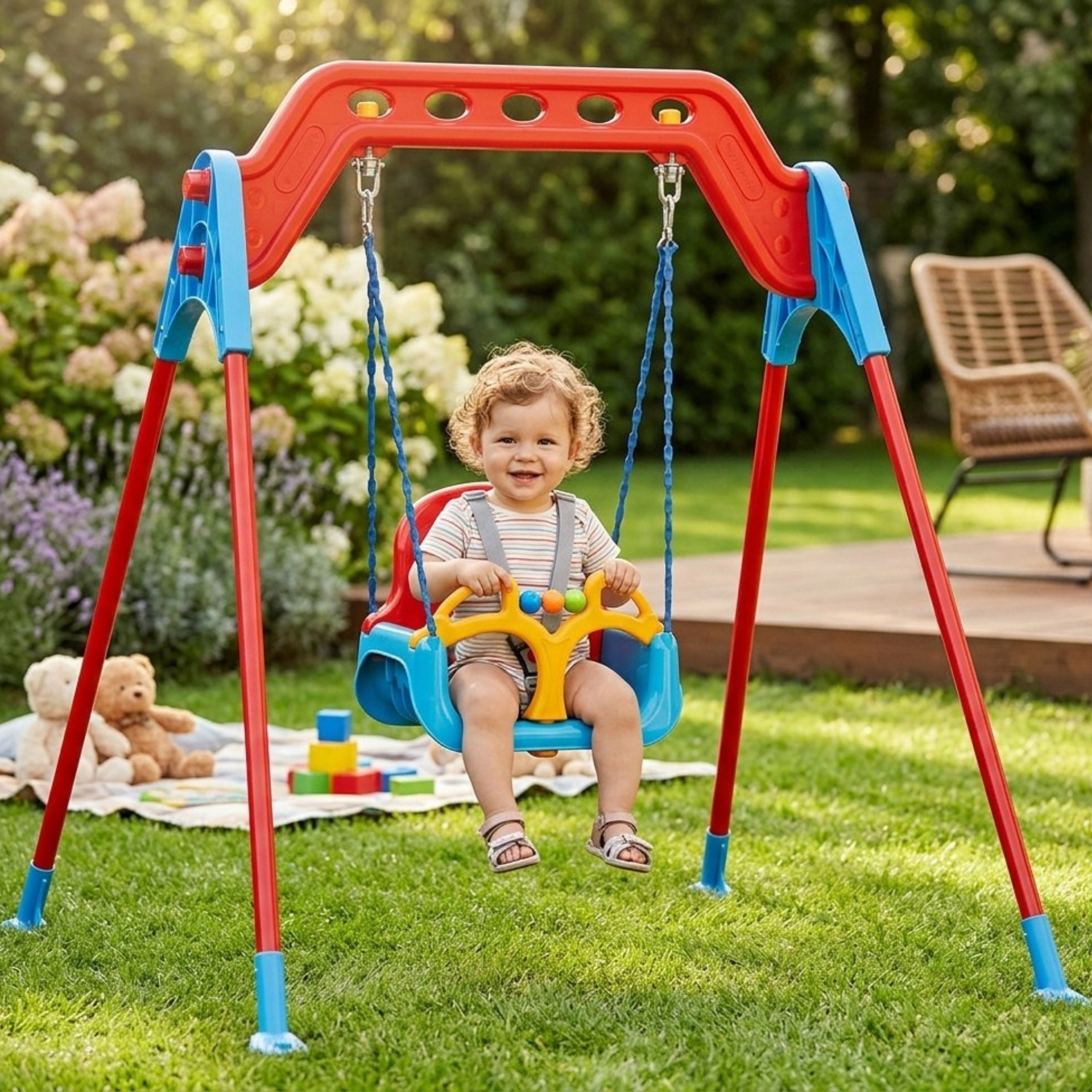 WOOPIE BABY Single Garden Swing for Home and Children - Slika 2