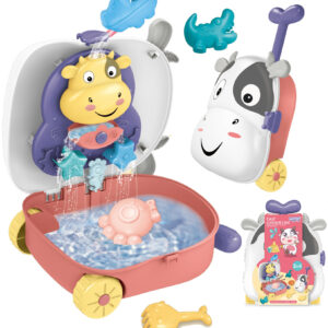 WOOPIE 3-in-1 Sandbox Set Cow Suitcase Water Table