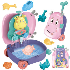 WOOPIE 3-in-1 Sandbox Set: Deer Suitcase + Water Toy