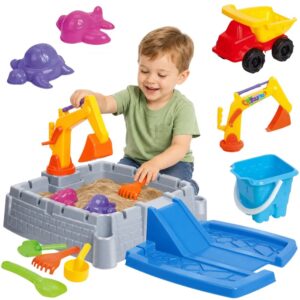 WOOPIE Portable Sandbox Castle Lockable + 9 acc.