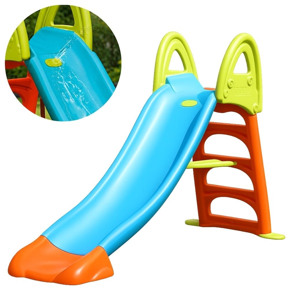 FEBER Large Garden Slide with Water Slide 190 cm