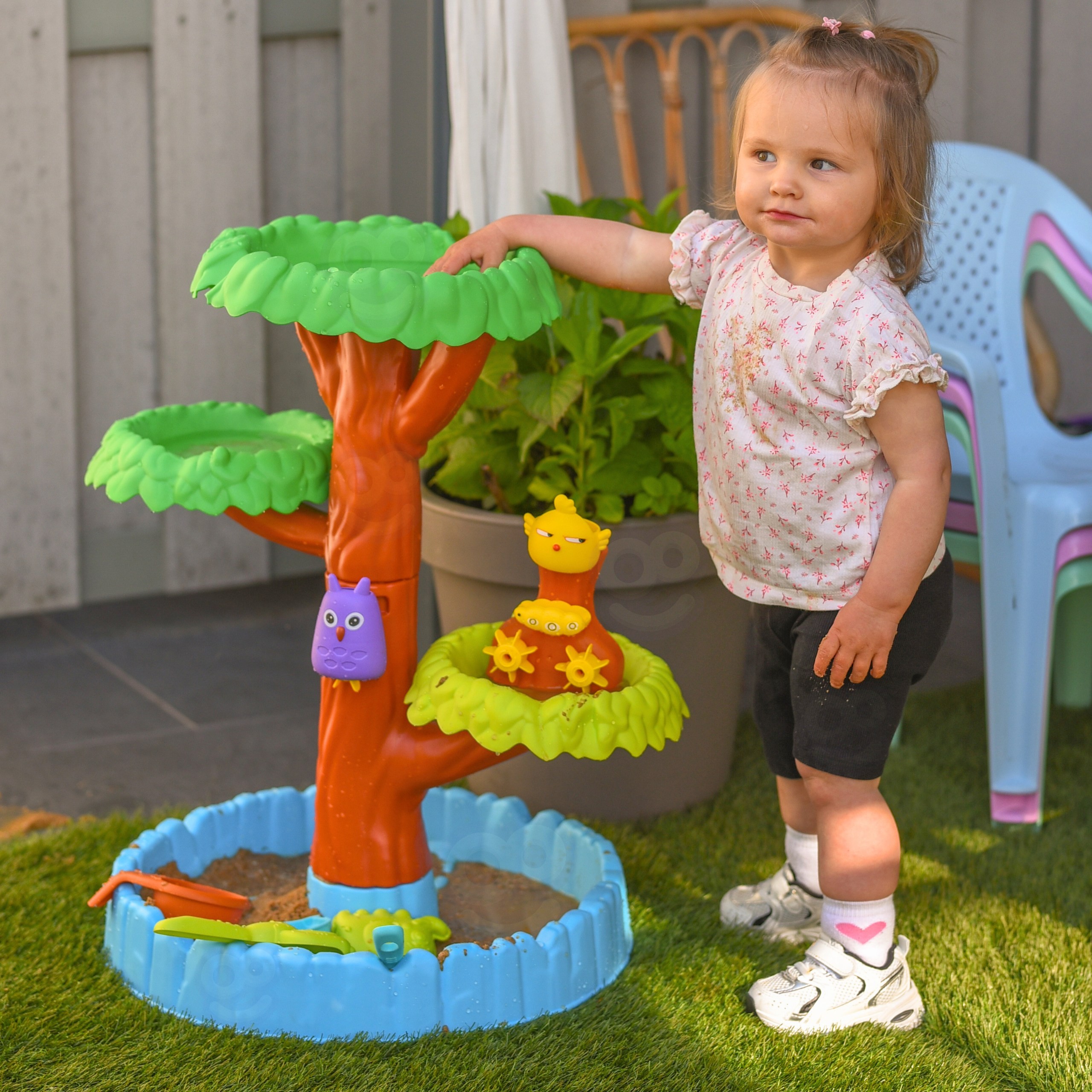 WOOPIE Water Table 2in1 Sandbox Happy Tree 8 acc. - Slika 2