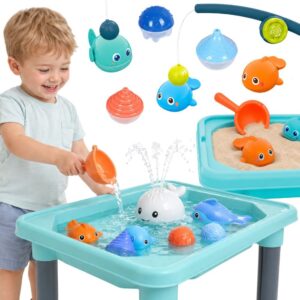 WOOPIE Water Table 3in1 Sandbox Game Fishing 6 pcs.