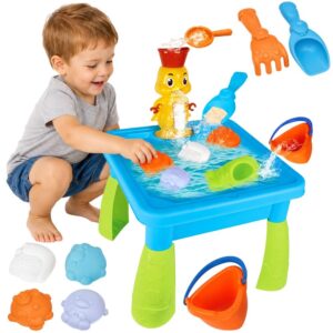 WOOPIE Water Table Sandbox 2 in 1 For Kids Garden Toys