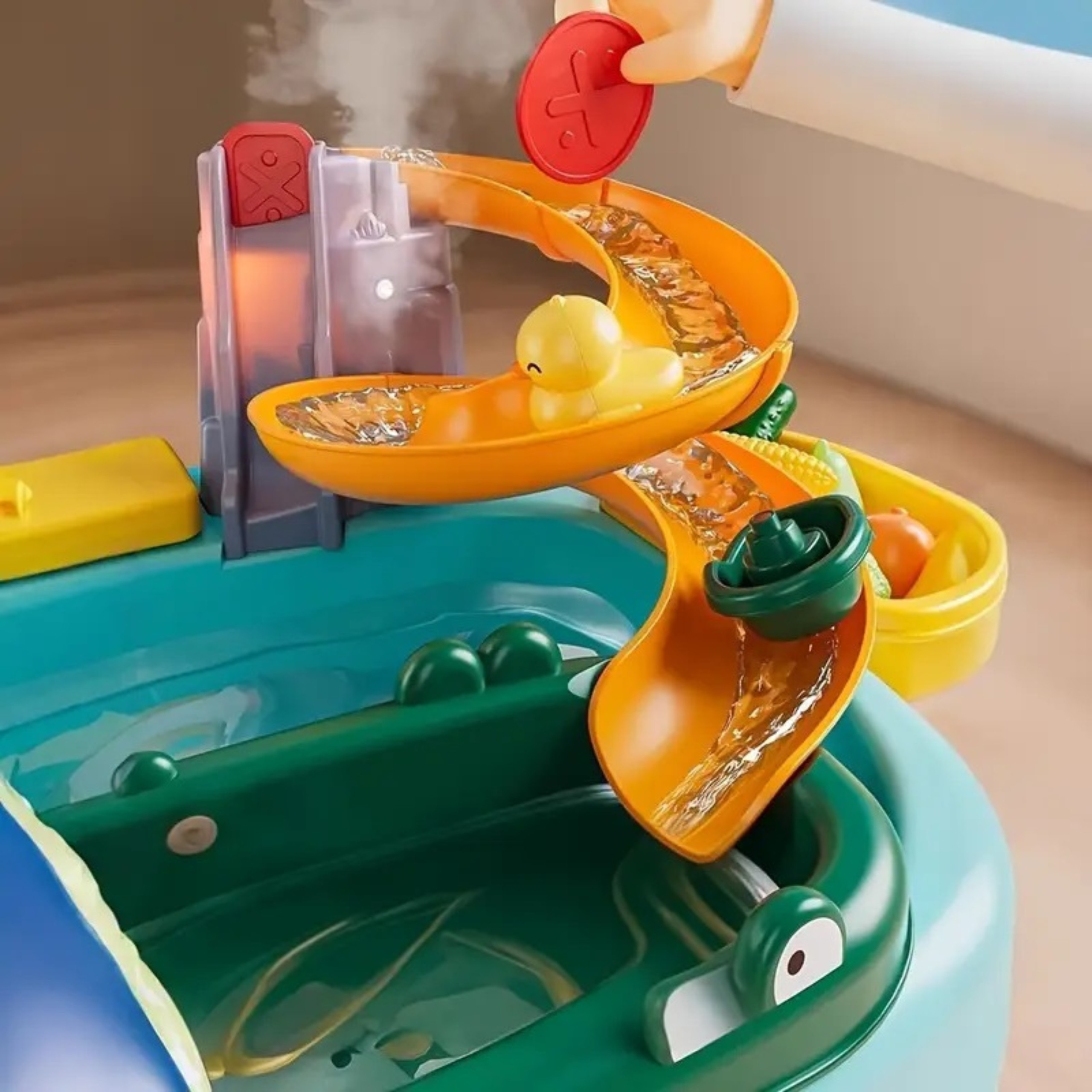WOOPIE 4-in-1 Water Table, Fishing Game, Sink, Water Slide, Giraffe - Slika 2