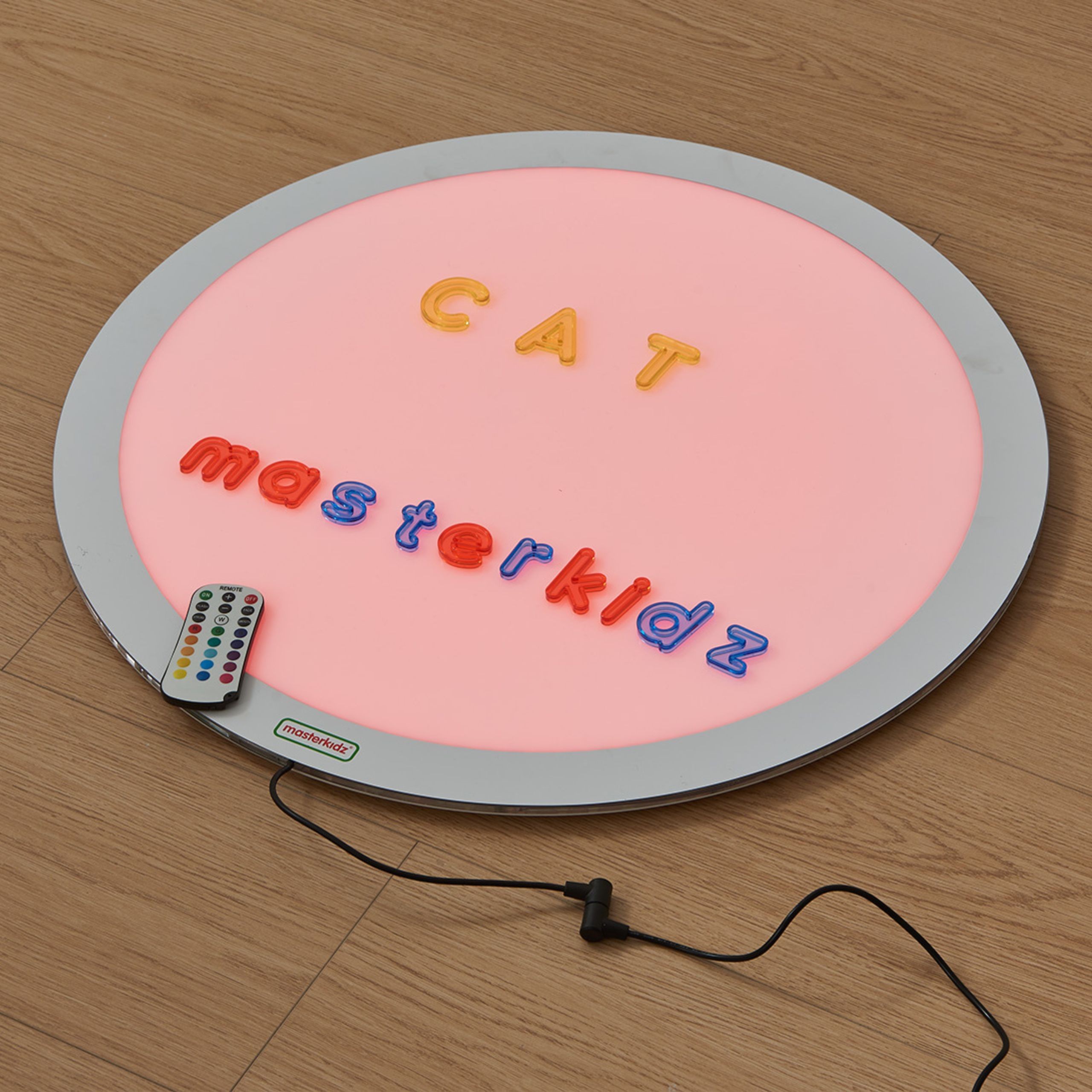 MASTERKIDZ Transparent Alphabet 52 Colored Letters for LED Panels - Slika 2