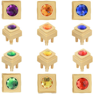 MASTERKIDZ Acrylic Colored Diamonds for STEM Science Board 72 Pieces