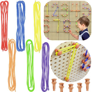 MASTERKIDZ Pegs and Strings Set – For the STEM Science and Creative Board