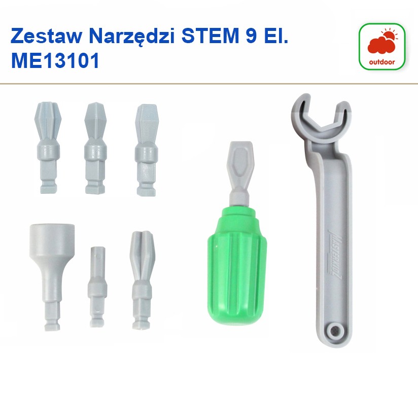 MASTERKIDZ Hand Tools 6 Pieces Screwdriver Wrench - STEM Science and Education Board