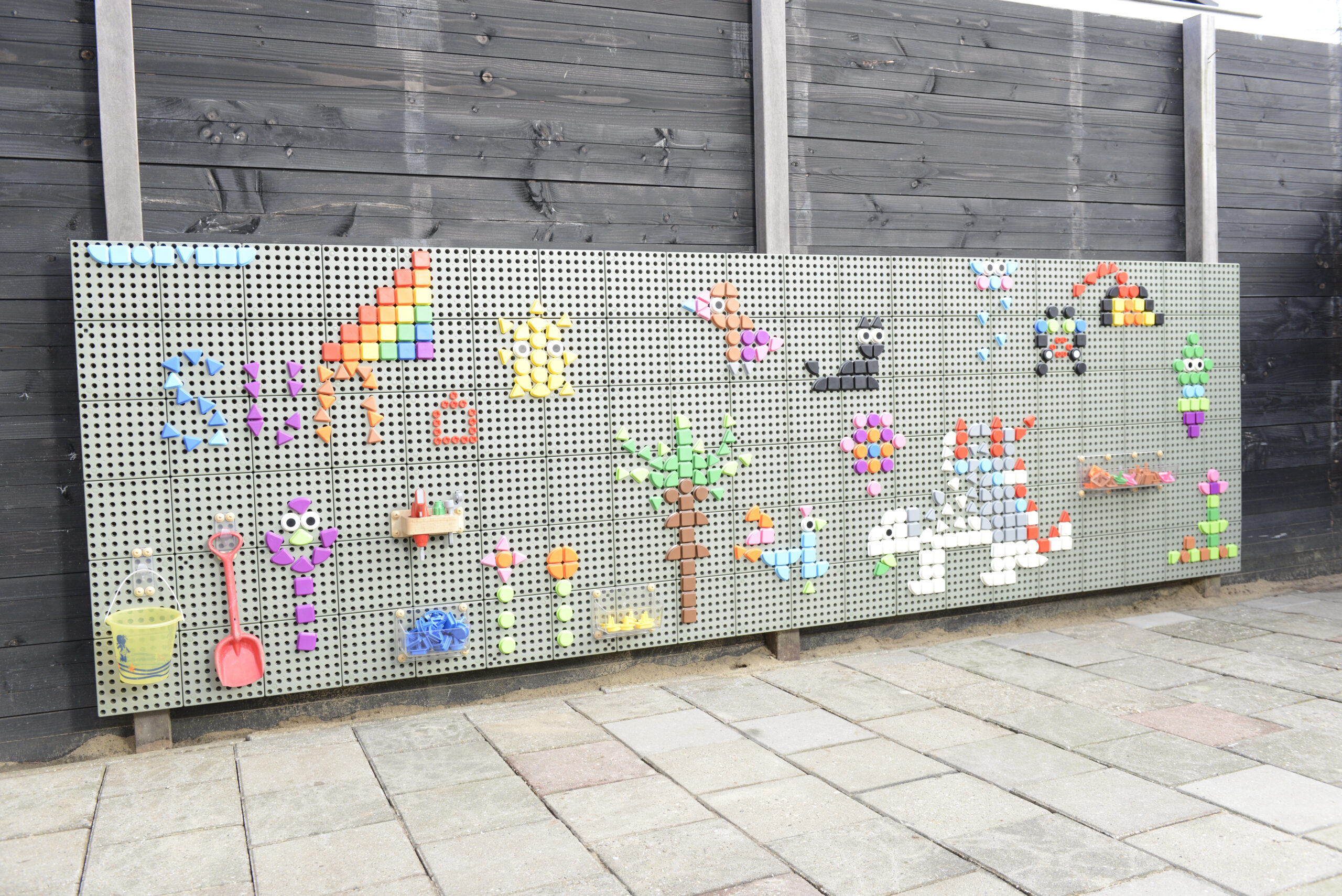 MASTERKIDZ Wall Panel Science Board Creative STEM Outdoor Board + Mounting Panel 120x80cm - Slika 5