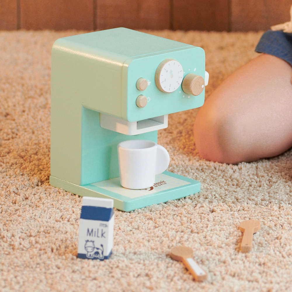 Wooden Coffee Maker for Kids – Little Barista | Classic World - Slika 2
