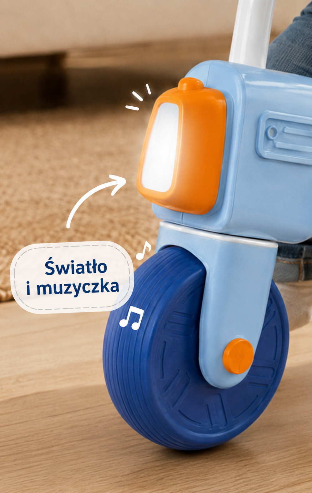WOOPIE Balance Bike Ride-on Sound Light 18m+ - Slika 4