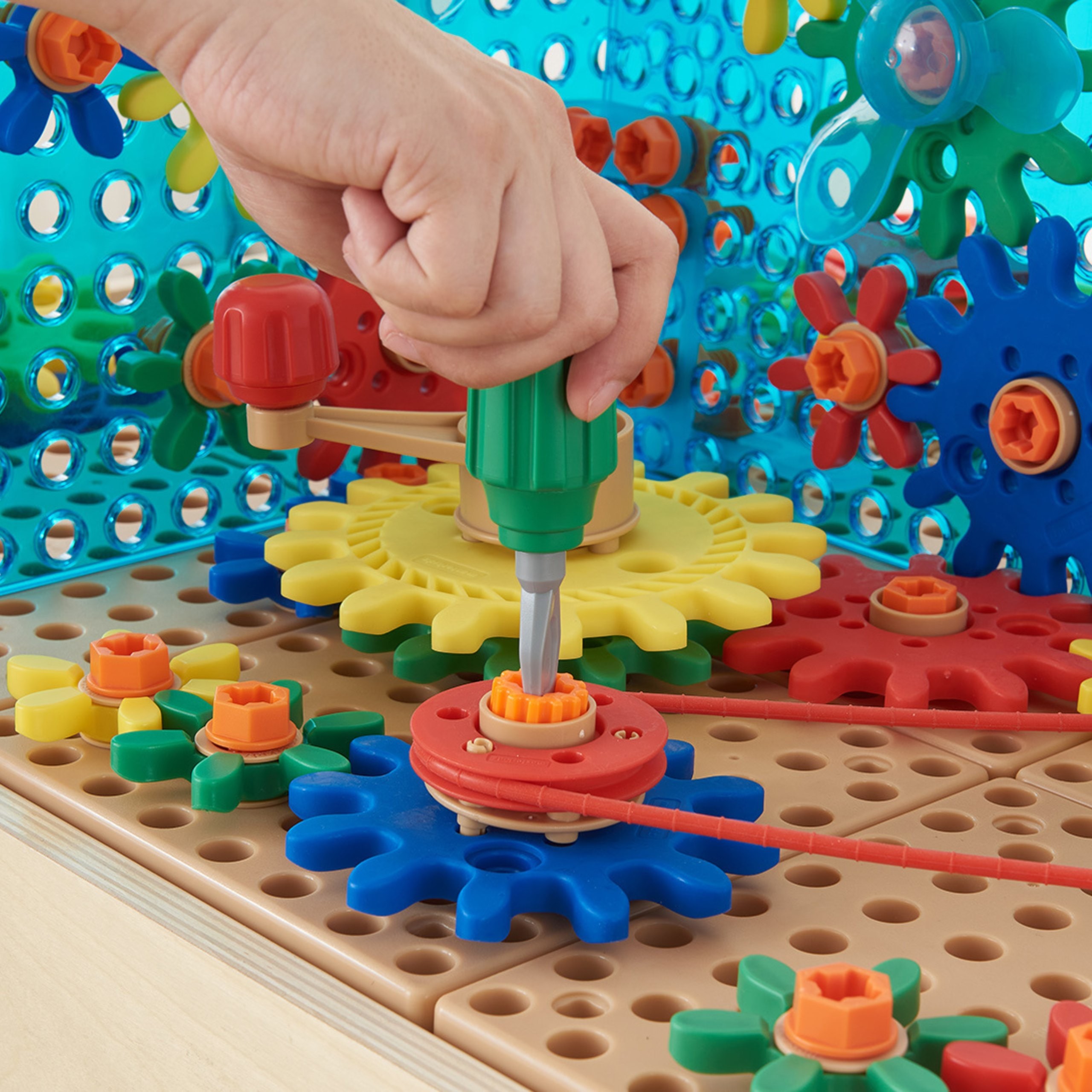 MASTERKIDZ Mixed Gears Accessory Set for STEM Wall Panels 198 pcs. - Slika 3