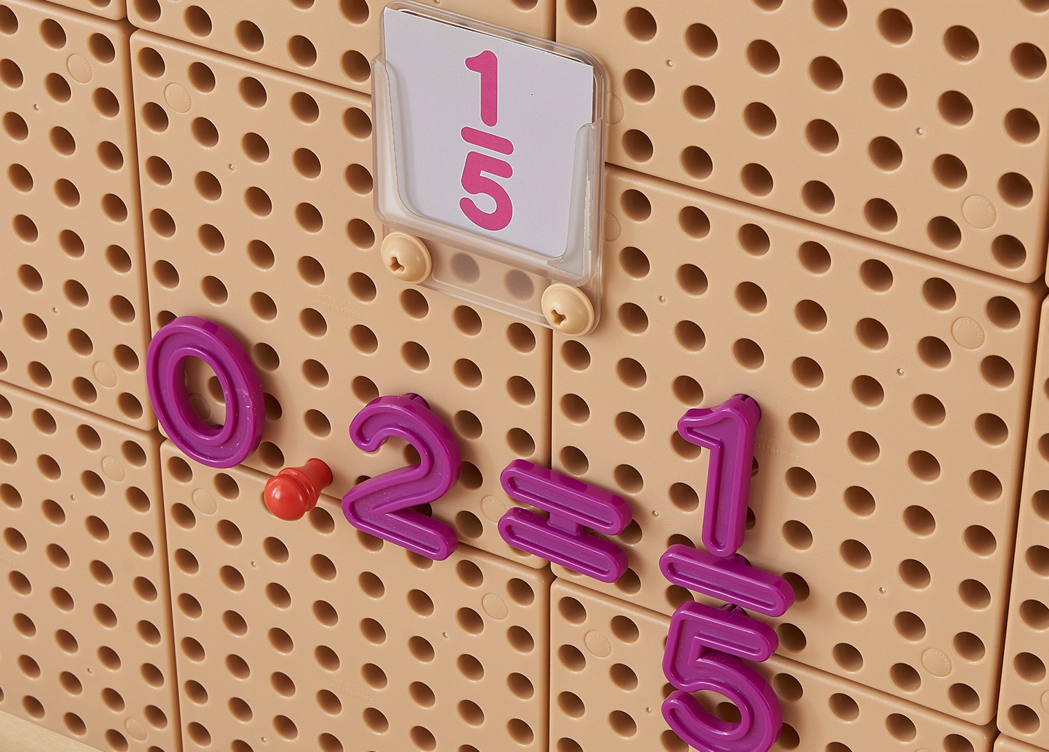 MASTERKIDZ Set of Numbers and Symbols for Learning Counting and Mathematics for STEM Wall Panels 82 pcs. - Slika 5