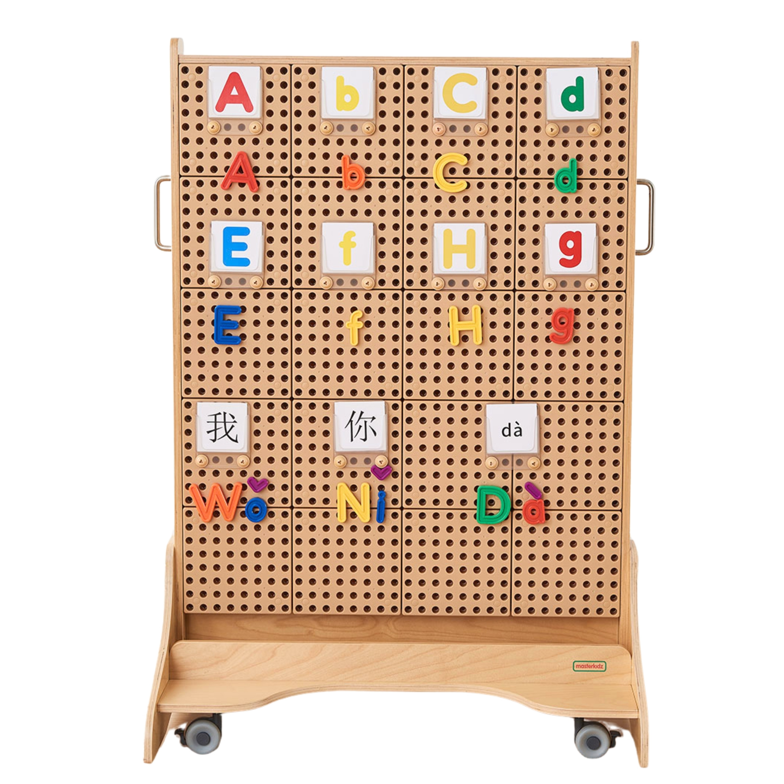 MASTERKIDZ Alphabet Letter Set (Capital and Small) for STEM Wall Panels 122 pcs. - Slika 2
