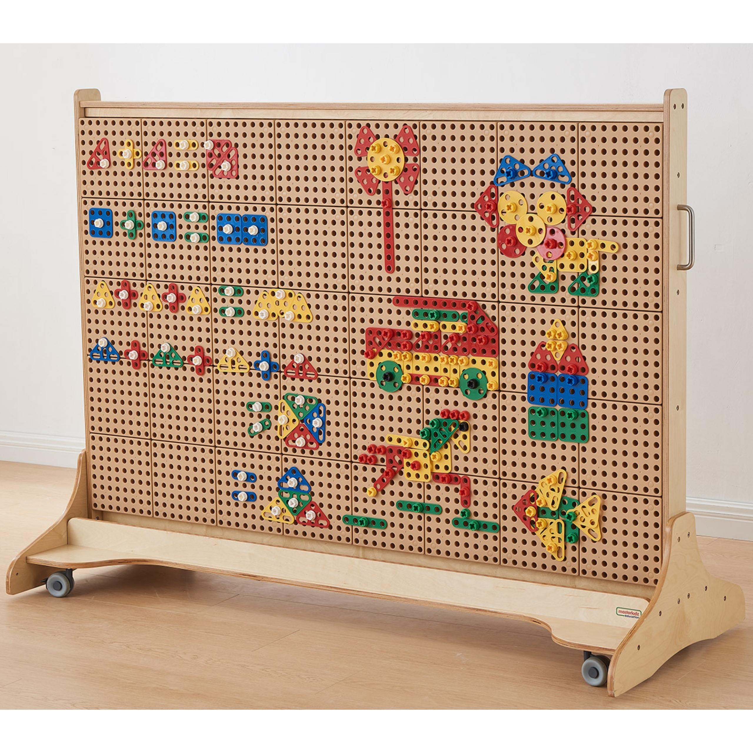 MASTERKIDZ Set of Geometric Shapes Blocks for STEM Wall Panels 260 pcs. - Slika 4
