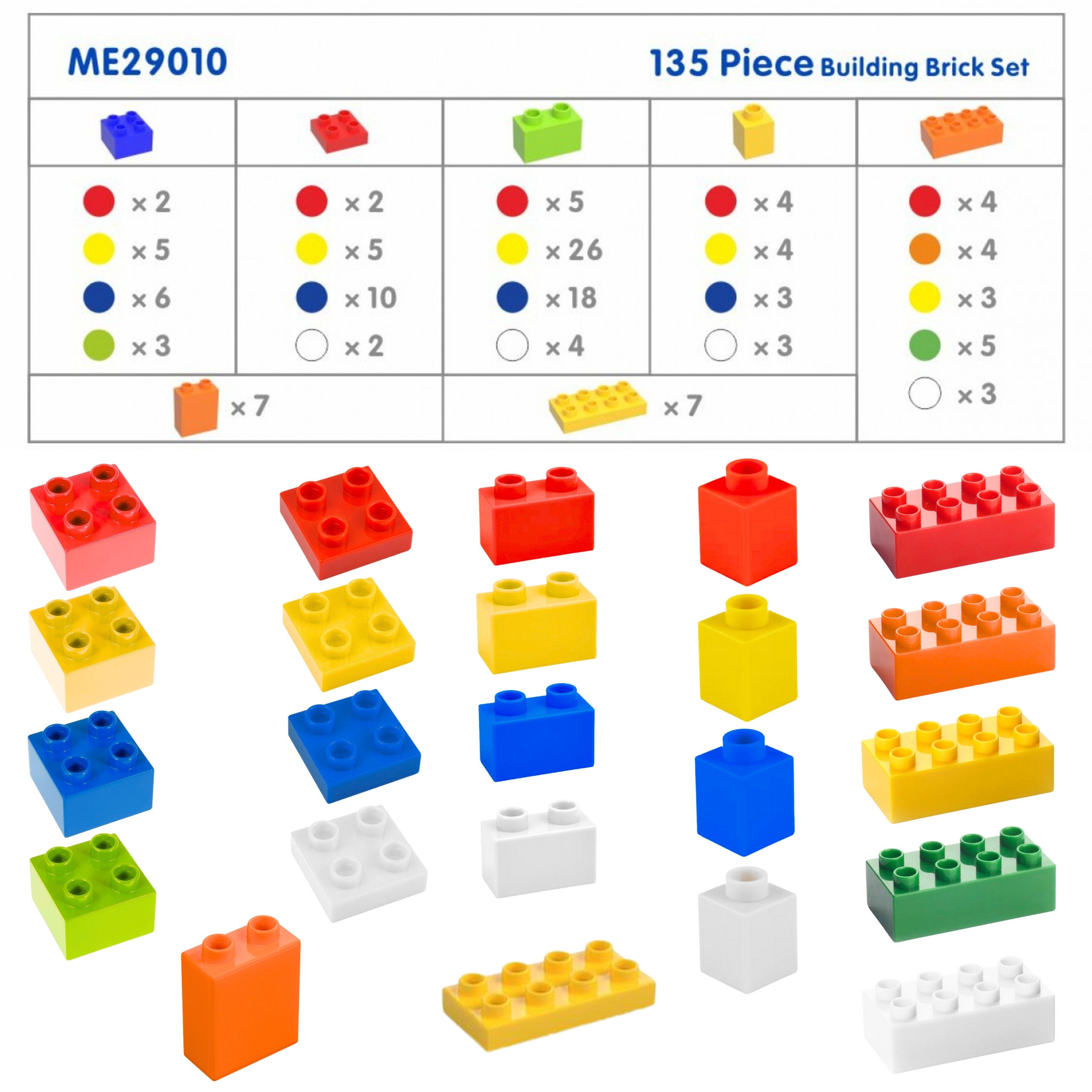 MASTERKIDZ STEM Building Block Set 135 pcs. - Slika 5