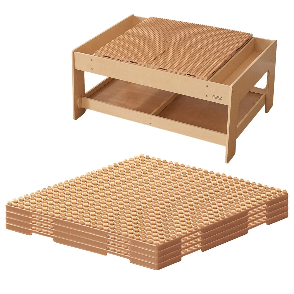 MASTERKIDZ Set of 4 Panel Overlays for Building with Small Blocks