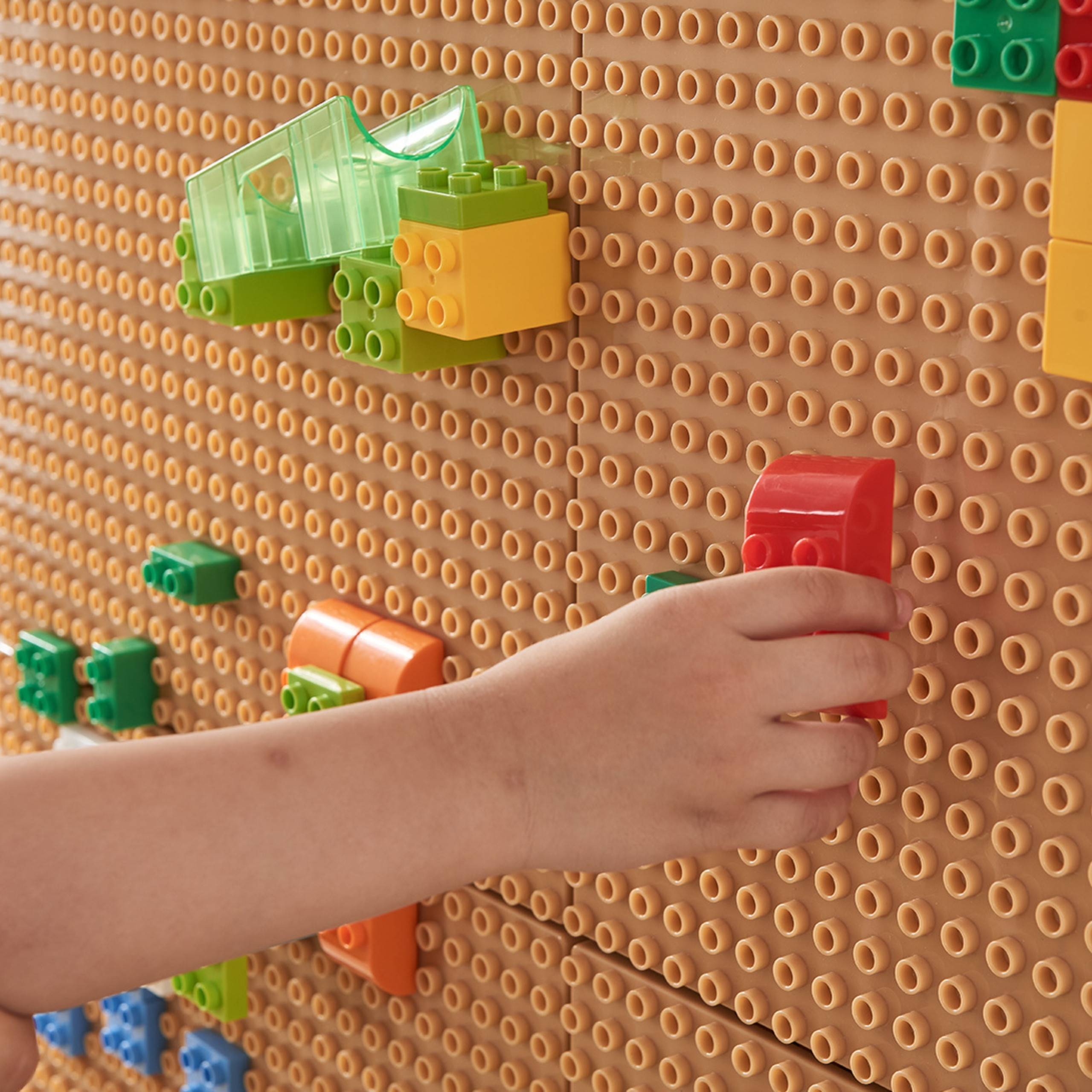 MASTERKIDZ Set of 4 Panel Overlays for Building with Small Blocks - Slika 5