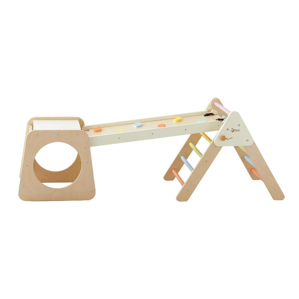 CLASSIC WORLD Wooden Climbing Triangle Montessori Set 5 in 1 - Playground Indoor Gym for Children - Slika 6