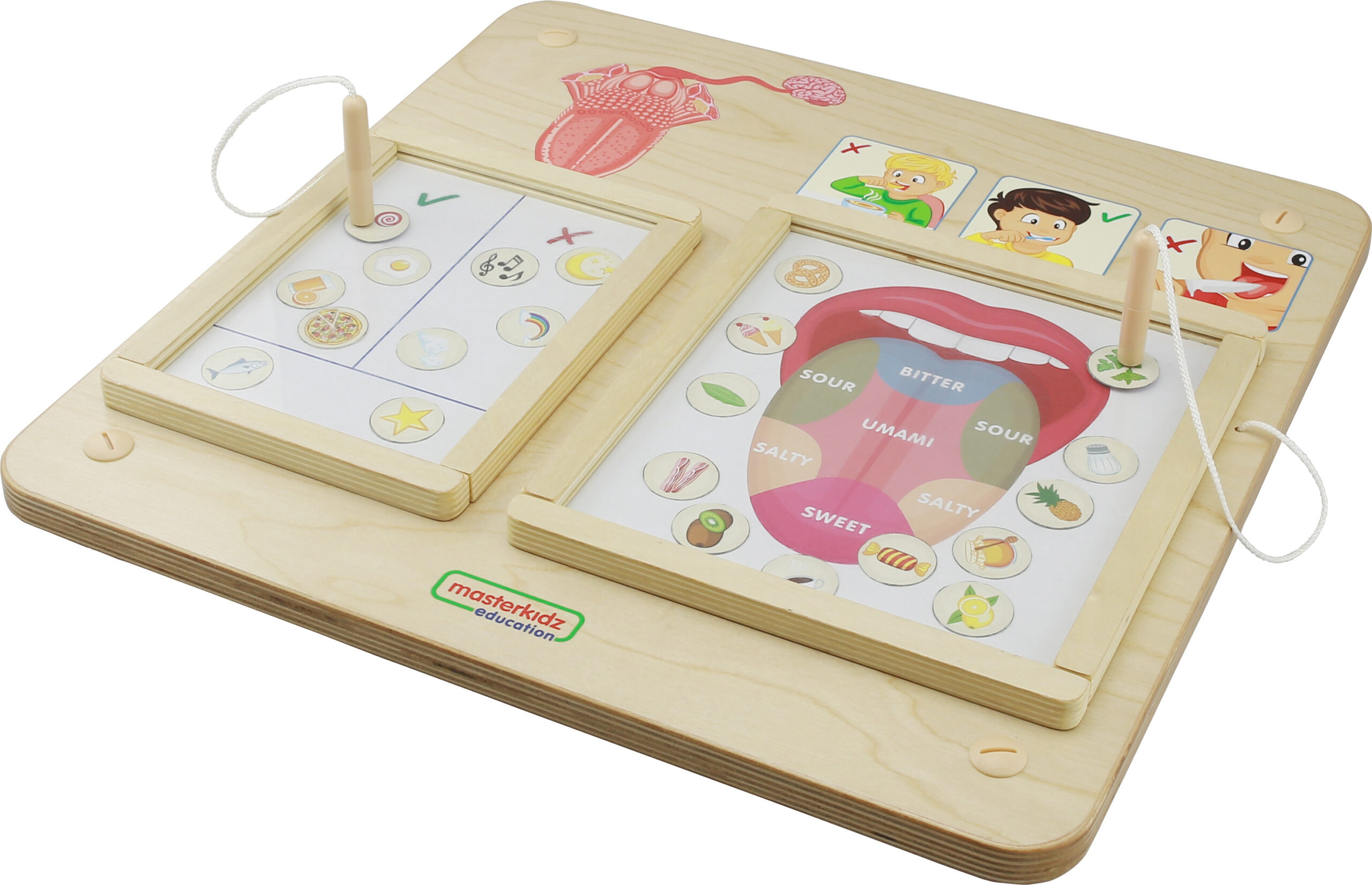 MASTERKIDZ Montessori Sense of Taste edukativna ploča - Slika 4