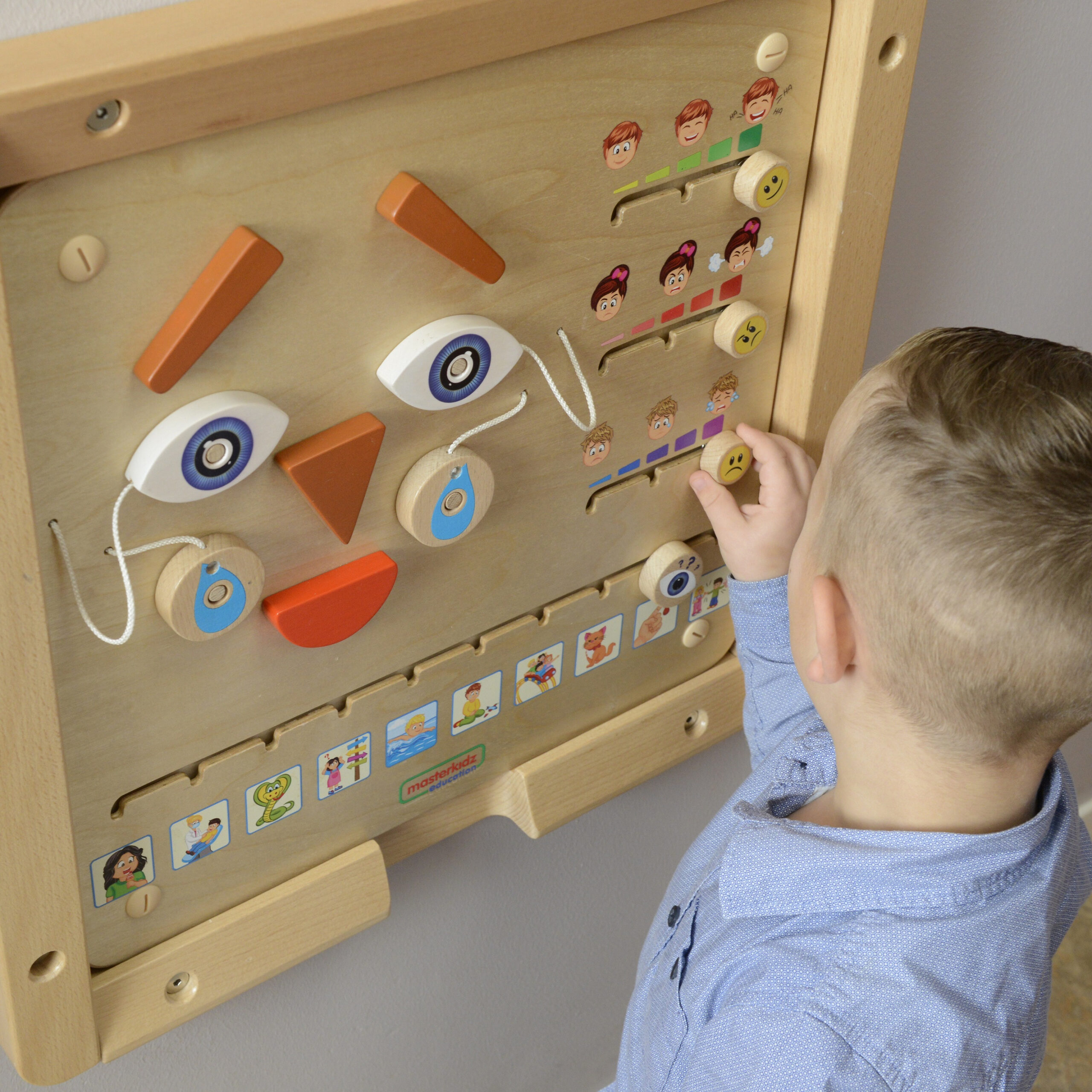 MASTERKIDZ How Are You Feeling? Montessori Emotional Learning Board - Slika 6