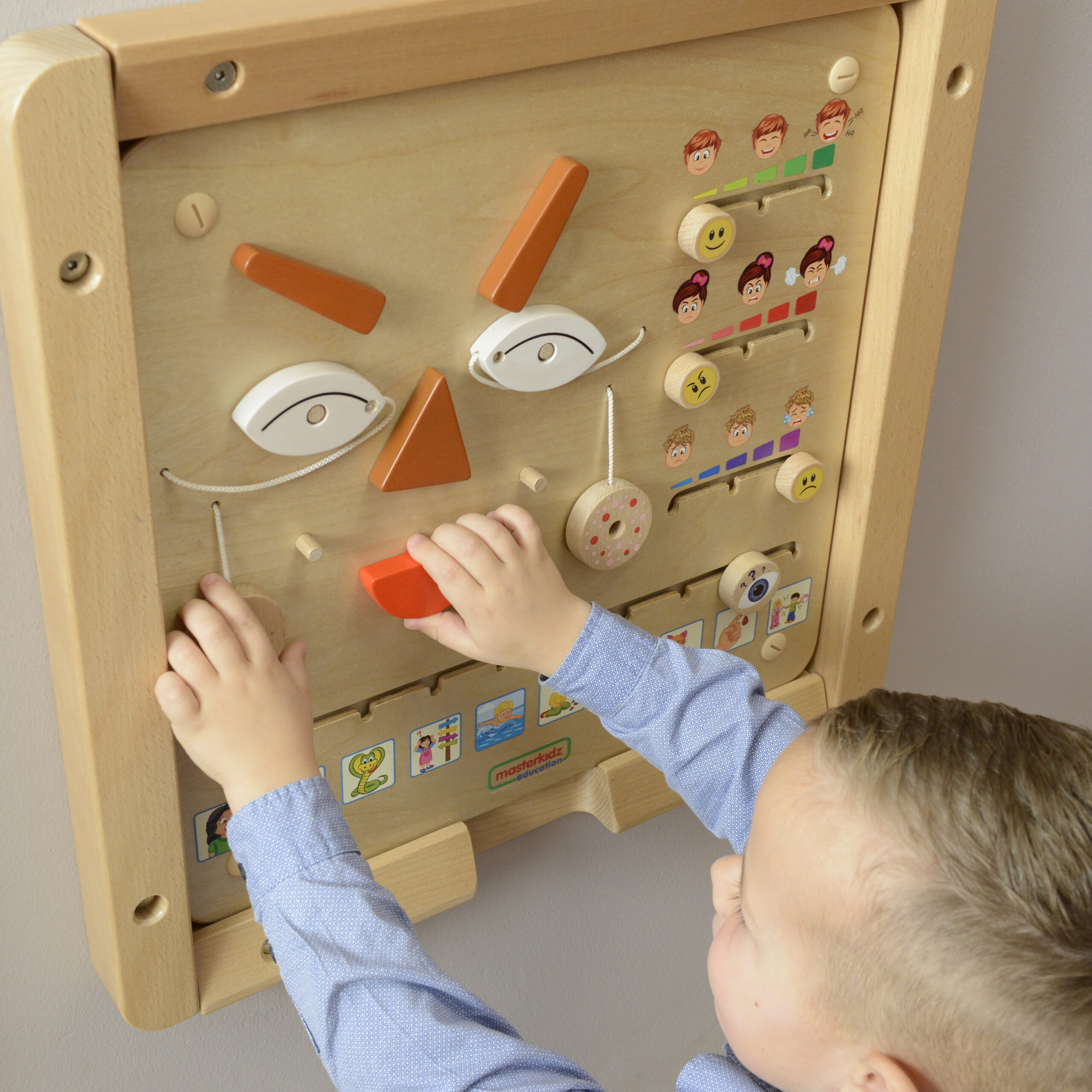 MASTERKIDZ How Are You Feeling? Montessori Emotional Learning Board - Slika 7