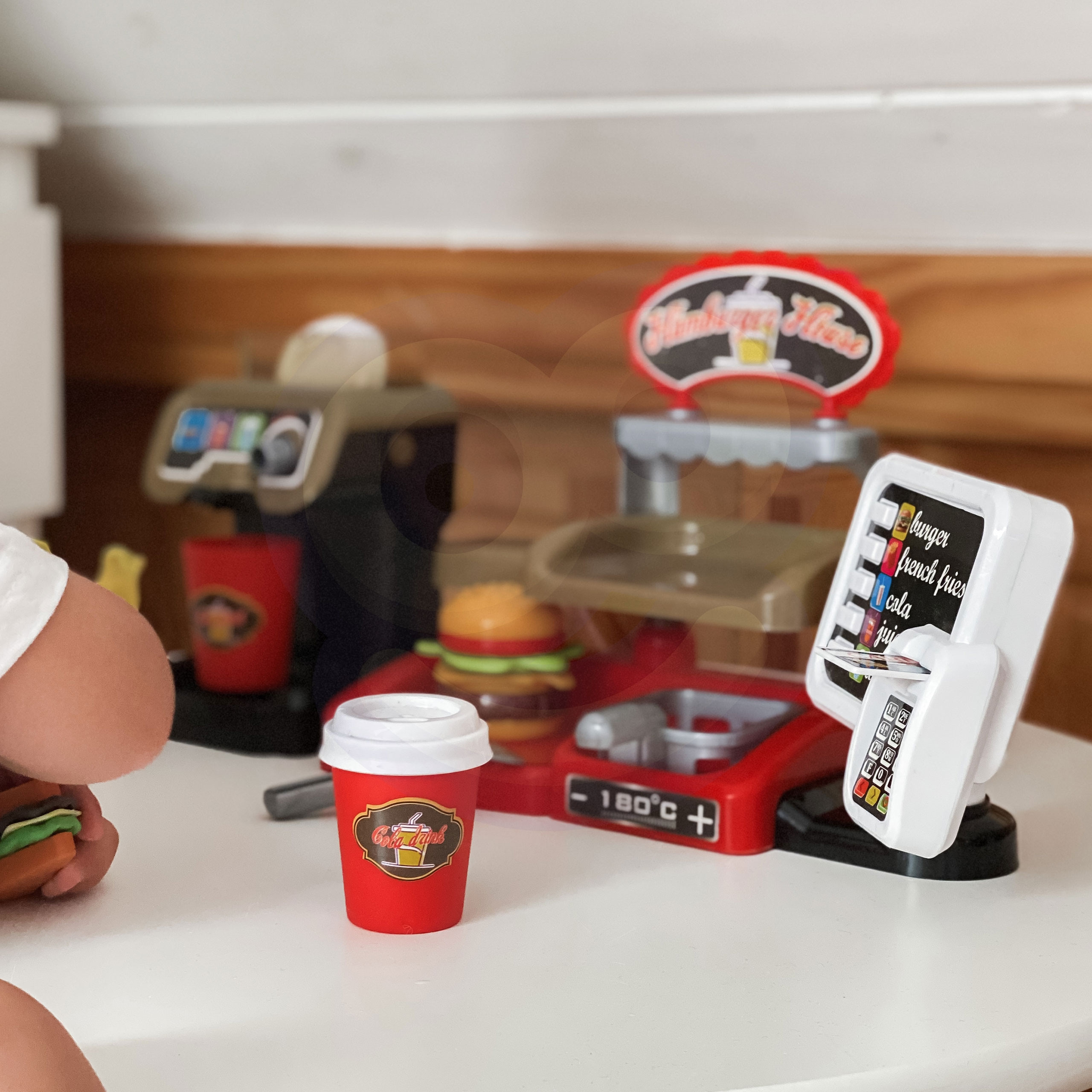 WOOPIE Fast Food XXL Shop Restaurant Cashier + Beverage Distributor - Slika 5