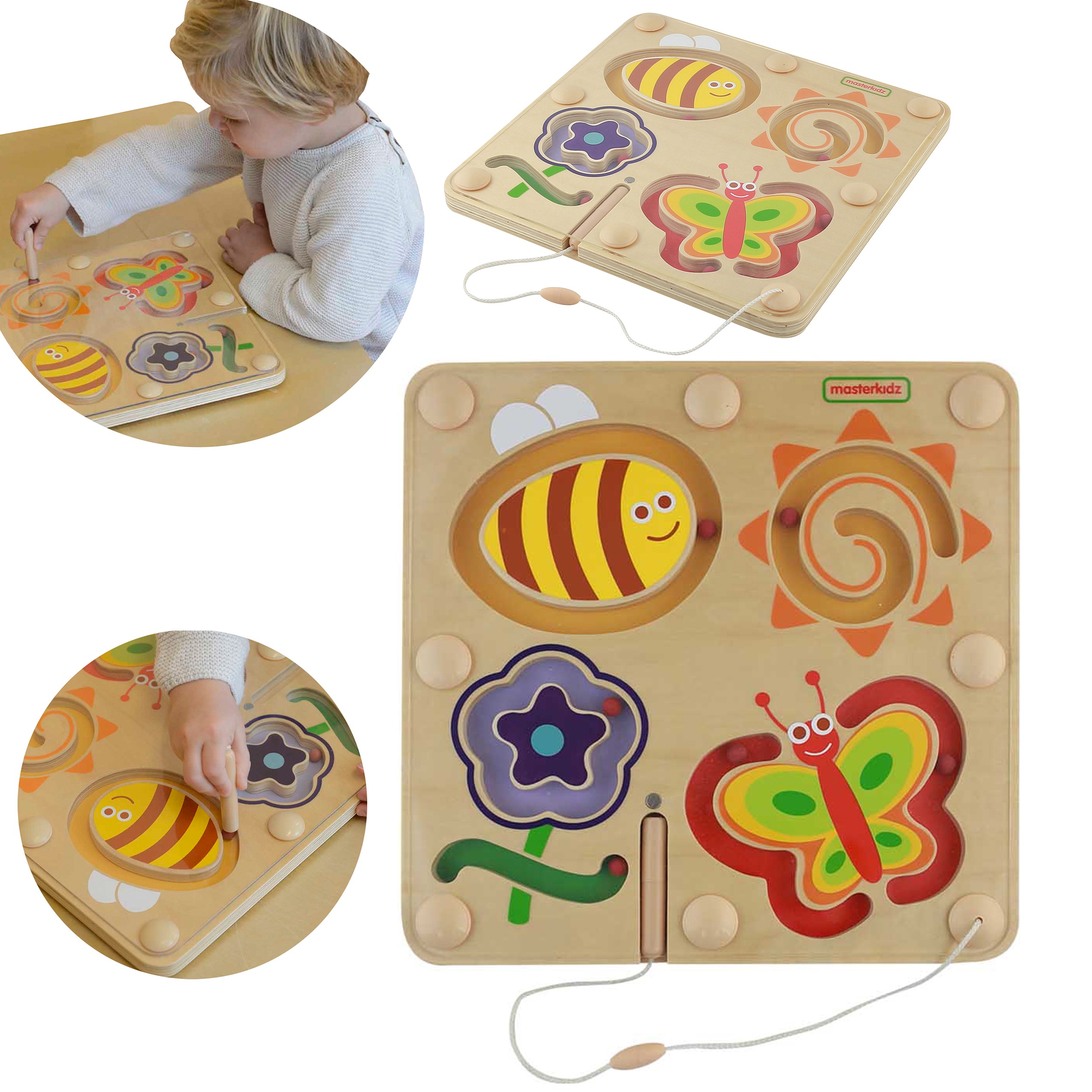 MASTERKIDZ Magnetic Maze World of Insects - Tablet