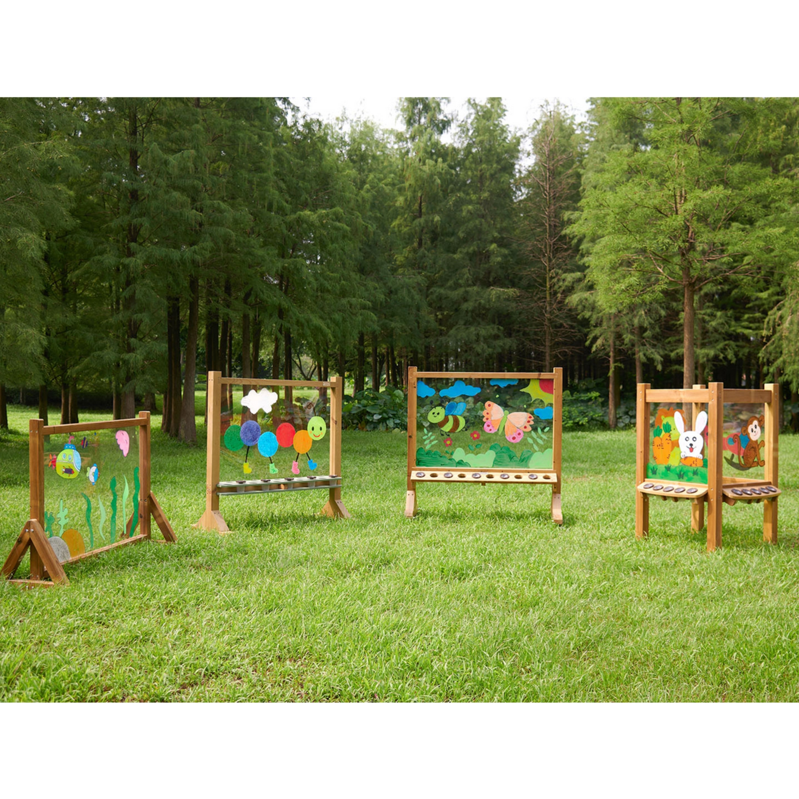 MASTERKIDZ 4-Sided Transparent Acrylic Paintable ploča + čašice - Slika 5