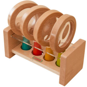 MASTERKIDZ Set of Wooden Magnifying Glasses with Container