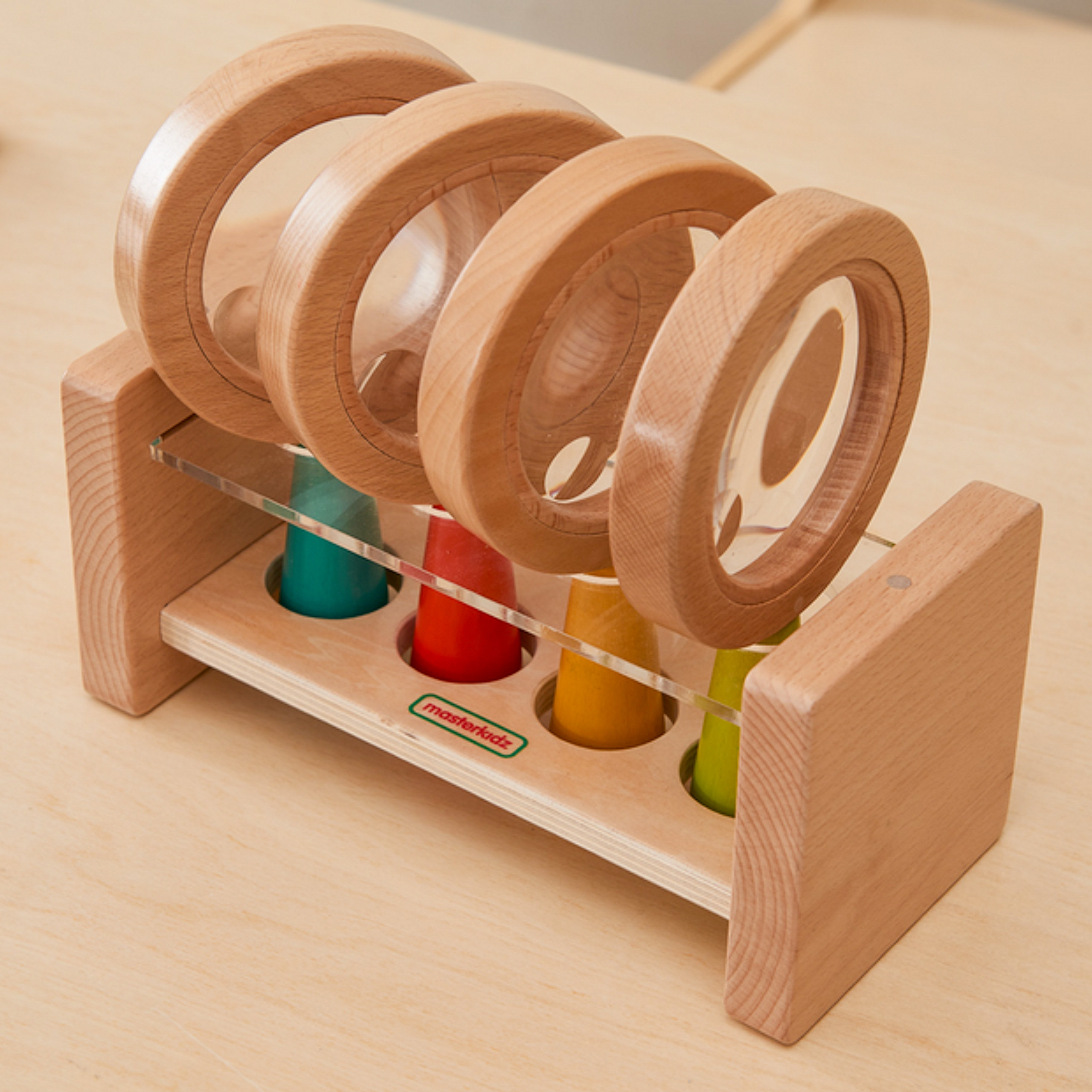 MASTERKIDZ Set of Wooden Magnifying Glasses with Container - Slika 2