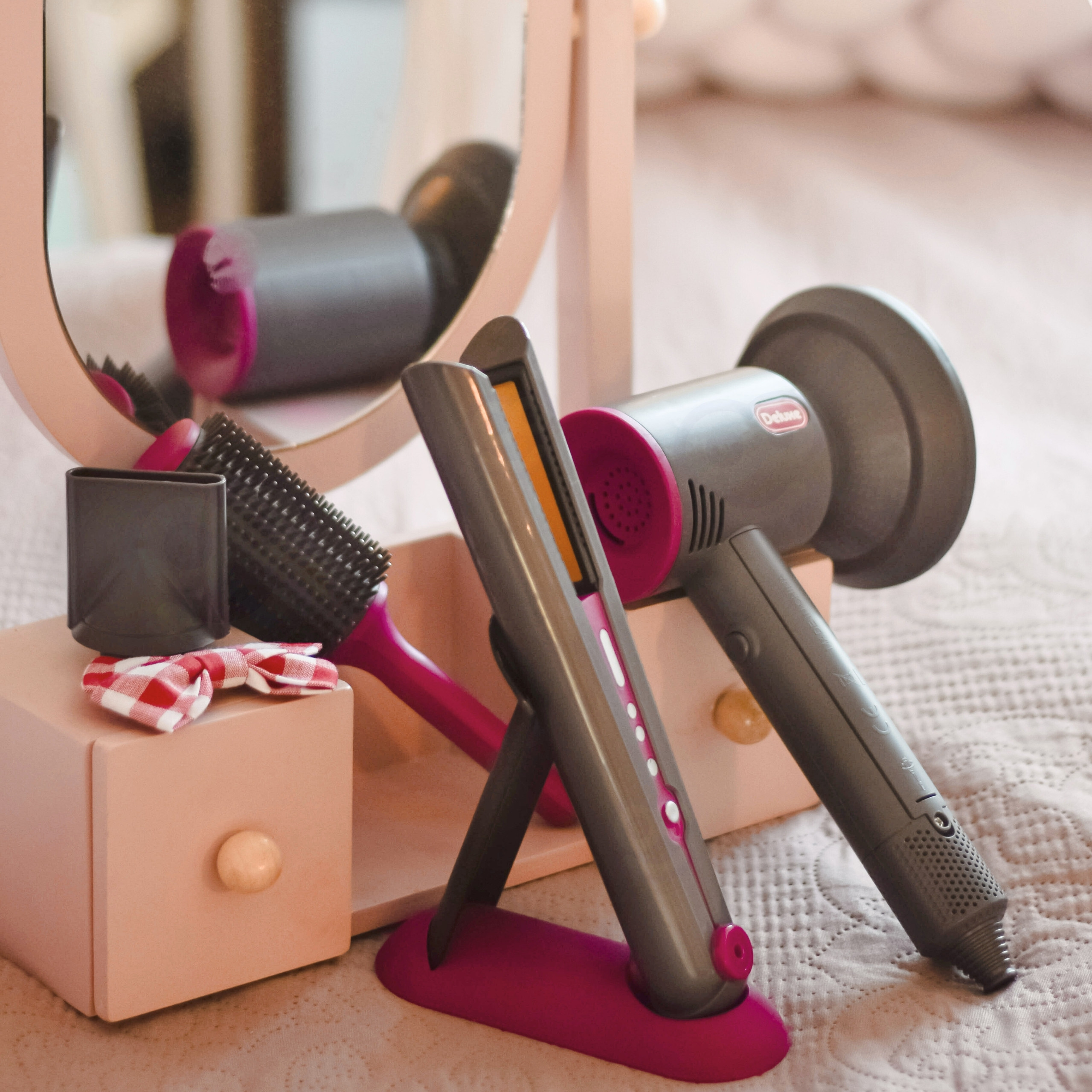 WOOPIE Little Hairdresser's Set Hair Dryer Straightener Accessories - Slika 3