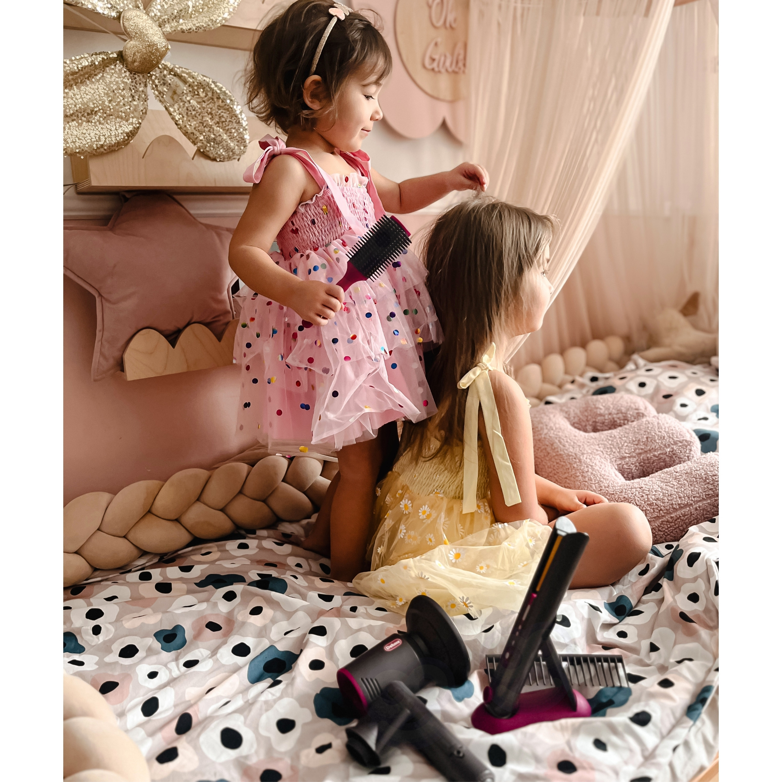 WOOPIE Little Hairdresser's Set Hair Dryer Straightener Accessories - Slika 4