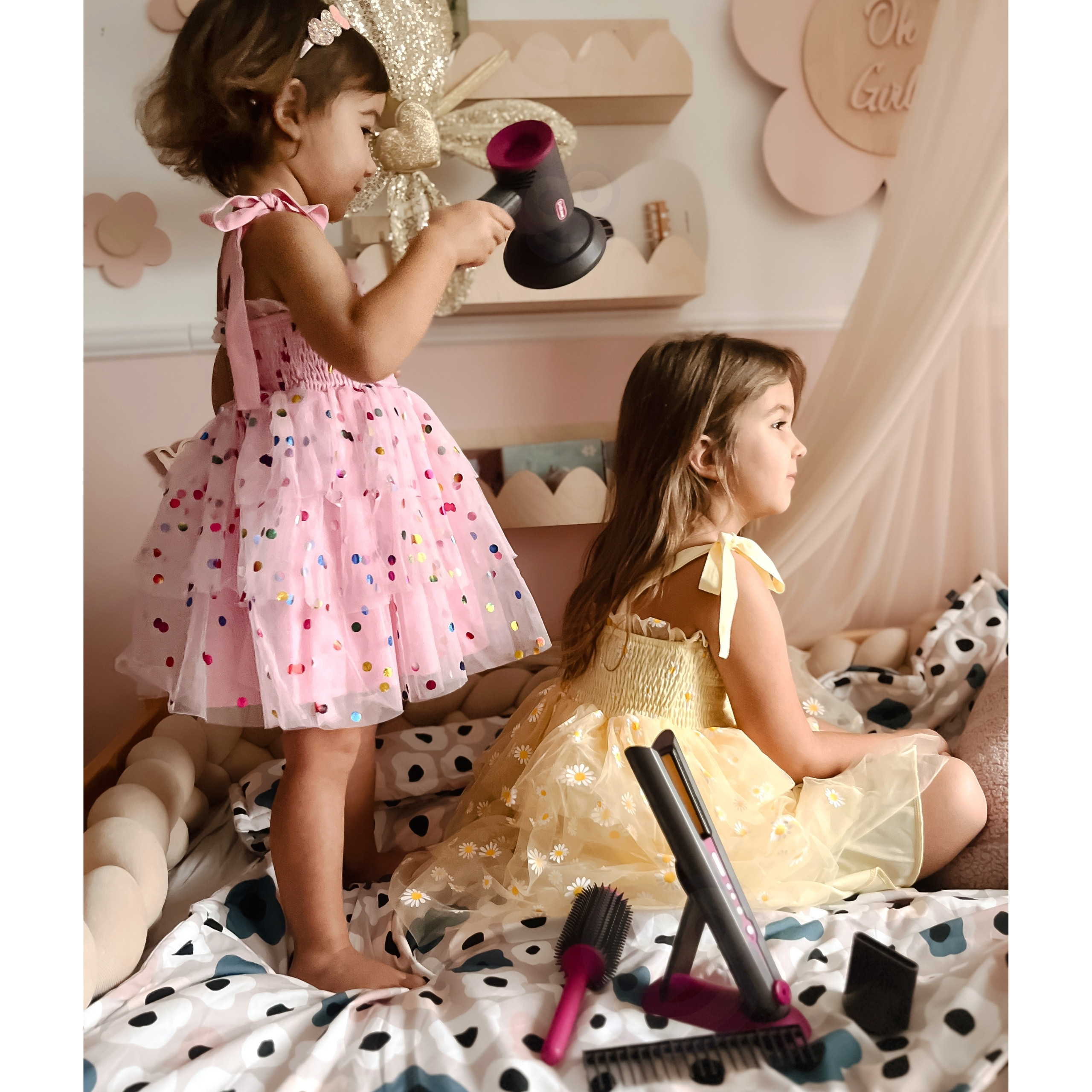 WOOPIE Little Hairdresser's Set Hair Dryer Straightener Accessories - Slika 5