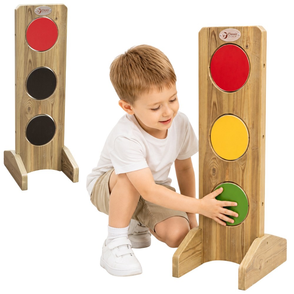 CLASSIC WORLD EDU Wooden Traffic Light XXL