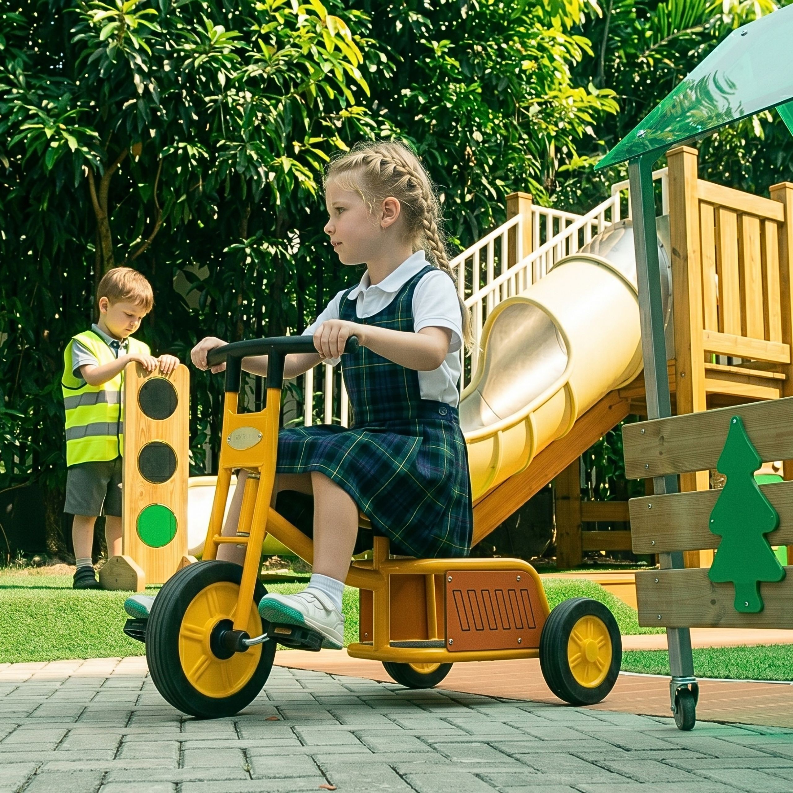 CLASSIC WORLD EDU Wooden Traffic Light XXL - Slika 2