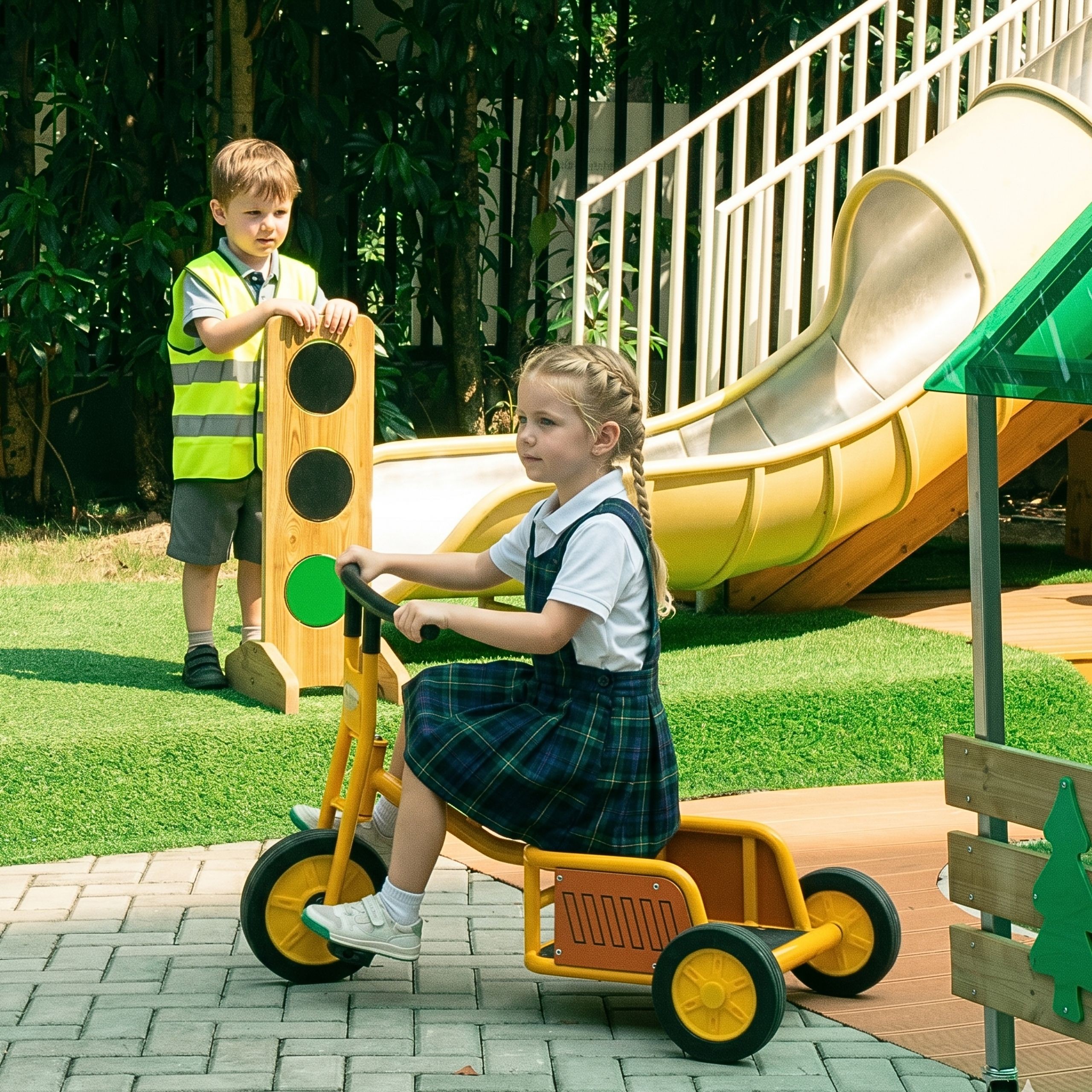 CLASSIC WORLD EDU Wooden Traffic Light XXL - Slika 3