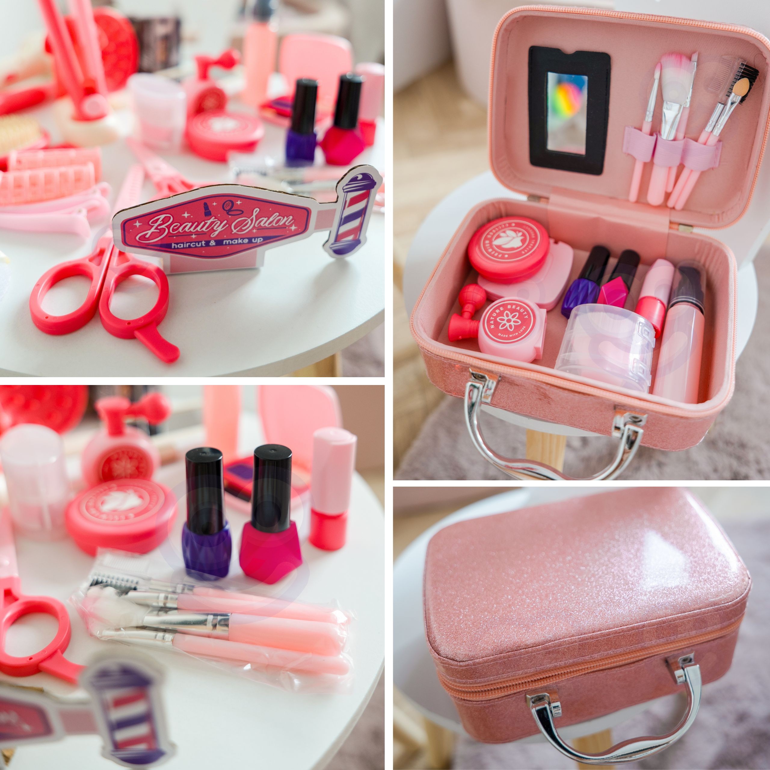 WOOPIE Hair Salon Cosmetic Case in a Box 2 in 1 43 pcs. - Slika 6